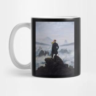 wanderer above the sea of fog with Sun Conure Mug